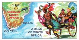 1970 Badshah Tea People & Places #10 The Zulus Front