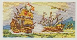 1971 Glengettie Tea Naval Battles #7 Capturing Spanish Treasure Galleon Off Peru Front