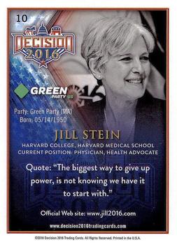 2016 Decision 2016 #10 Jill Stein Back