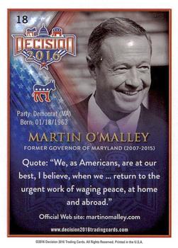 2016 Decision 2016 #18 Martin O'Malley Back