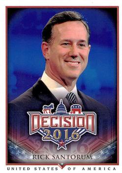 2016 Decision 2016 #22 Rick Santorum Front