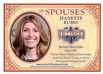 2016 Decision 2016 #57 Jeanette Rubio Back