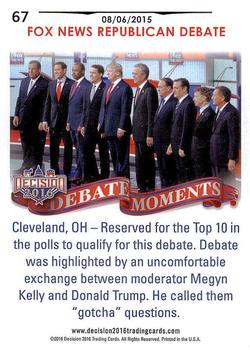 2016 Decision 2016 #67 Fox News Republican Debate 8/6/15 Back