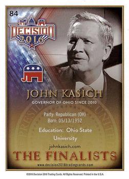 2016 Decision 2016 #84 John Kasich Back