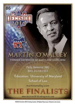2016 Decision 2016 #86 Martin O'Malley Back