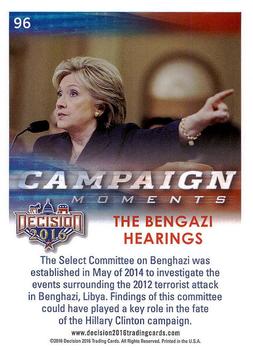 2016 Decision 2016 #96 The Bengazi Hearings Back