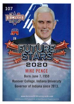 2016 Decision 2016 #107 Mike Pence Back
