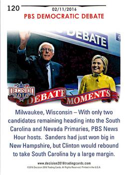 2016 Decision 2016 #120 PBS Democratic Debate 2/11/2016 Back