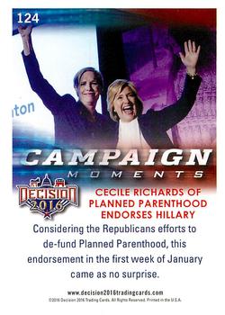 2016 Decision 2016 #124 Cecile Richards of Planned Parenthood Endorses Hillary Back