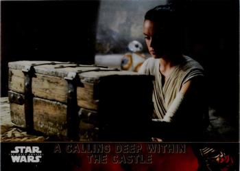 2016 Topps Chrome Star Wars The Force Awakens #53 A Calling Deep Within the Castle Front