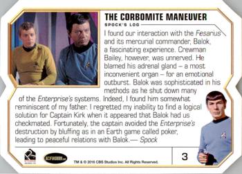 2016 Rittenhouse Star Trek The Original Series 50th Anniversary #3 The Corbomite Maneuver Back