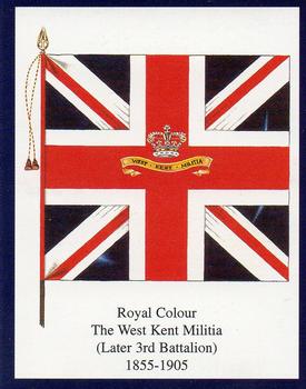 2005 Regimental Colours : The Queen's Own Royal West Kent Regiment #1 Royal Colour The West Kent Militia 1855-1905 Front