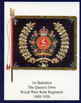 2005 Regimental Colours : The Queen's Own Royal West Kent Regiment #5 Regimental Colour 1st Battalion 1909-1938 Front