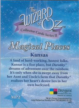 2007 The Wizard of Oz Collector Series II - Magical Places #MP2 Kansas Back
