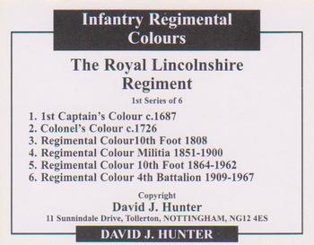 2006 Regimental Colours : The Royal Lincolnshire Regiment #NNO Title Card Back