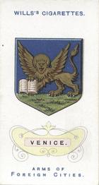 1912 Wills's Arms of Foreign Cities #2 Venice Front