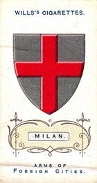 1912 Wills's Arms of Foreign Cities #38 Milan Front