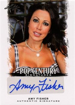 2012 Leaf Pop Century Signatures #BA-AF1 Amy Fisher Front