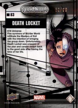 2015 Upper Deck Marvel Vibranium - Refined #83 Death Locket Back