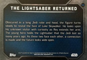 2016 Topps Star Wars The Force Awakens Series 2 #102 The Lightsaber Returned Back
