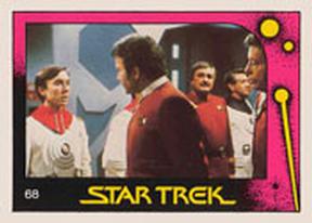 1982 Monty Gum Star Trek II: The Wrath of Khan #68 Kirk Inspecting Engineering Front