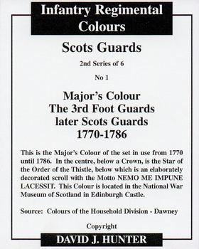 2009 Regimental Colours : Scots Guards 2nd Series #1 Major's Colour 3rd Foot Guards 1770-1786 Back