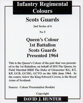 2009 Regimental Colours : Scots Guards 2nd Series #5 Queen's Colour 1st Battalion c.1964 Back
