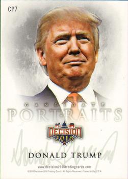2016 Decision 2016 - Candidate Portraits #CP7 Donald Trump Back