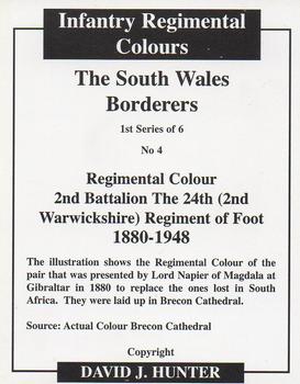 2006 Regimental Colours : The South Wales Borderers 1st Series #4 Regimental Colour 2nd Battalion 1880-1948 Back