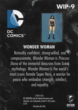 2012 Cryptozoic DC Comics: The New 52 - Work in Progress #WIP-9 Wonder Woman Back