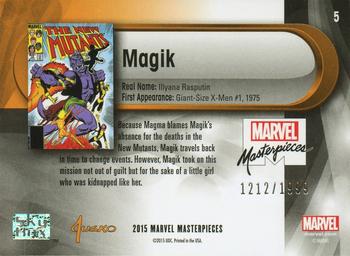 2016 Upper Deck Marvel Masterpieces #5 Magik Back