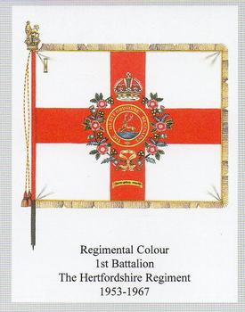 2009 Regimental Colours : The Bedfordshire and Hertfordshire Regiment #6 Regimental Colour The Hertfordshire Regiment 1953-1967 Front