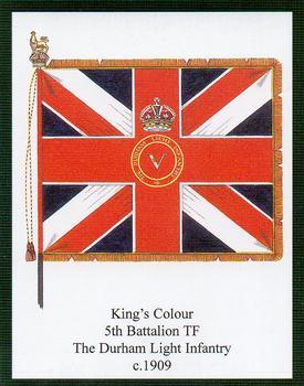 2009 Regimental Colours : The Durham Light Infantry 1st Series #3 Royal Colour 5th Battalion TF 1909-1938 Front