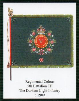 2009 Regimental Colours : The Durham Light Infantry 1st Series #4 Regimental Colour 5th Battalion TF 1909-1938 Front