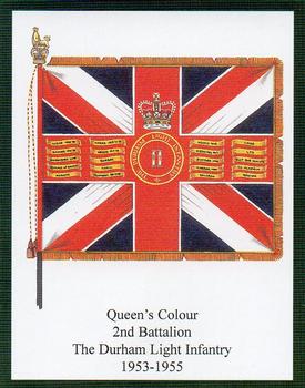 2009 Regimental Colours : The Durham Light Infantry 1st Series #5 Queen's Colour 2nd Battalion 1953-1955 Front