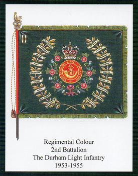 2009 Regimental Colours : The Durham Light Infantry 1st Series #6 Regimental Colour 2nd Battalion 1953-1955 Front