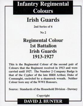 2009 Regimental Colours : Irish Guards 2nd Series #2 Regimental Colour 1st Battalion 1913-1927 Back