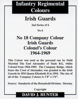 2009 Regimental Colours : Irish Guards 2nd Series #6 No 18 Company Colour (Colonel's 1964-1969) Back