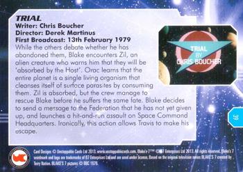 2013 Unstoppable Blakes 7 Series 1 #39 Travis escapes Back