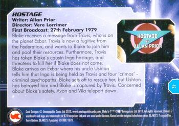 2013 Unstoppable Blakes 7 Series 1 #42 Avon, Cally and Vila Back