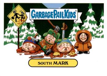2016 Topps Garbage Pail Kids Prime Slime Trashy TV #2a South Mark Front