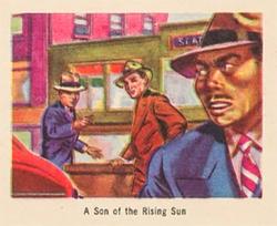 1949 Bowman America Salutes the FBI - Heroes of the Law (R701-6) #12 A Son of the Rising Sun Front