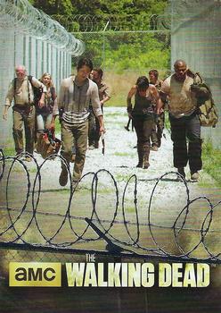 2014 Cryptozoic The Walking Dead Season 3 Part 1 - The Prison Foil #TP-03 A Narrow Path Front