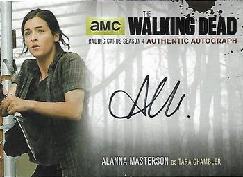 2016 Cryptozoic The Walking Dead Season 4: Part 2 - Autographs #AM2 Alanna Masterson Front
