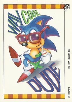 1993 Topps Sonic the Hedgehog - Stickers #29 Dr. Robotnik is a brilliant mad Front