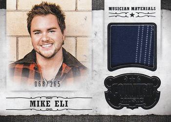 2014 Panini Country Music - Musician Materials Silver #M-ME Mike Eli Front