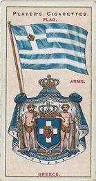 1905 Player's Countries Arms & Flags #15 Greece Front