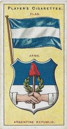 1905 Player's Countries Arms & Flags #30 Argentine Republic Front