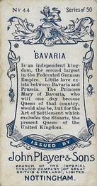 1905 Player's Countries Arms & Flags #44 Bavaria Back
