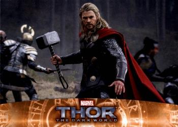 2013 Upper Deck Thor The Dark World #9 Battling to Help Vanir Front